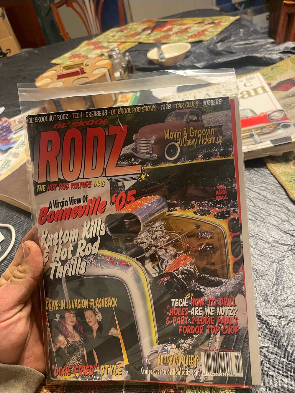 Ol' Skool Rodz Magazine Book #14 March 2006 Bonneville Rods & Rockabilly Shows